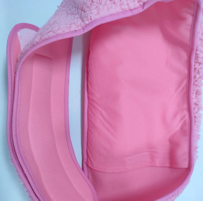 Wearable hot water bottle cover
