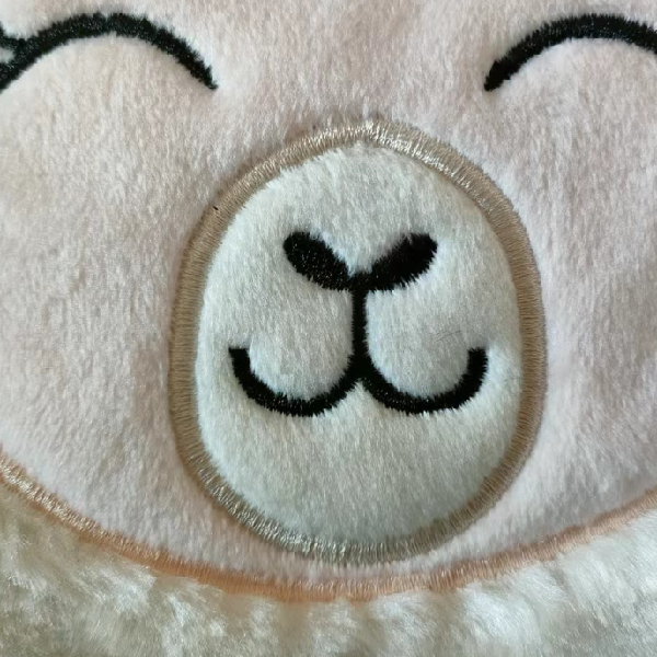 HWB-B-FF-109 Embroidered Synthetic hot water bottle cover