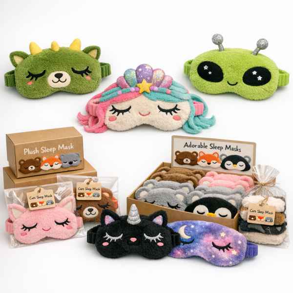 Kids Plush Sleep Mask