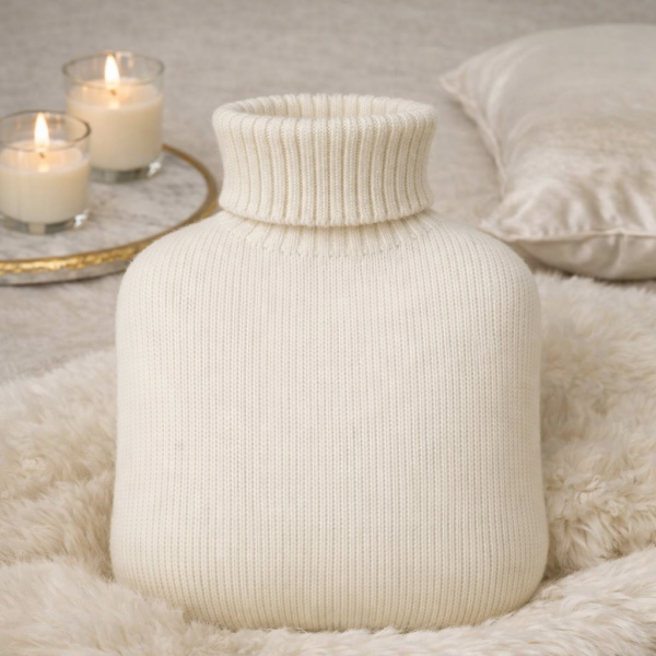 Premium Knit‑Cover Hot Water Bottle – Comfort & Wellness Series