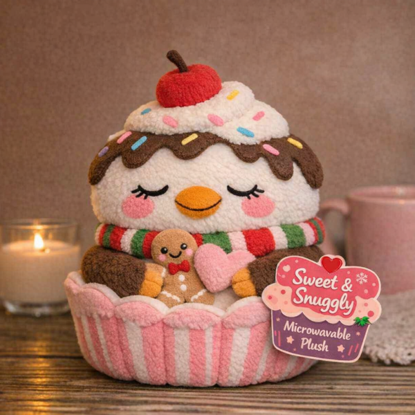 毛绒纸杯蛋糕造型粒子包