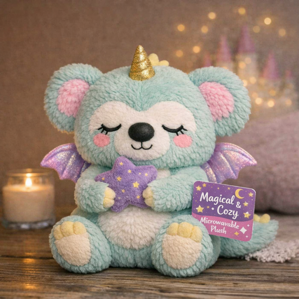 Magical & Cozy Fantasy Creature – Microwavable Plush