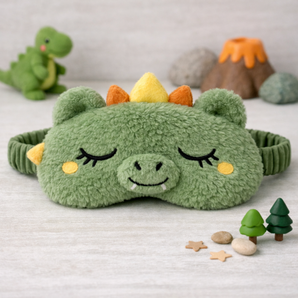 DinoDream Kids Plush Sleep Mask