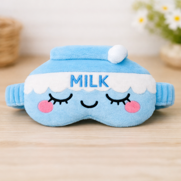牛奶主题眼罩