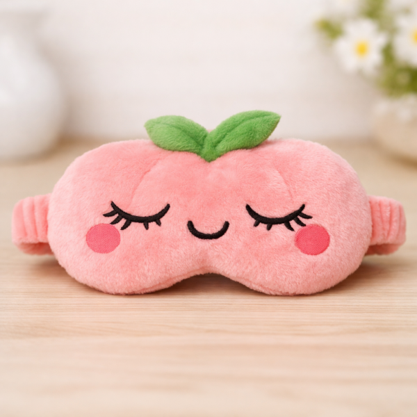 卡通桃子主题眼罩