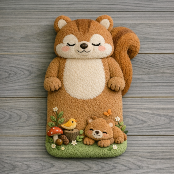 北欧森林系松鼠小长条