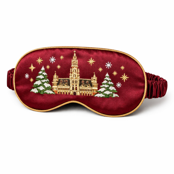 比利时风格丝质刺绣眼罩