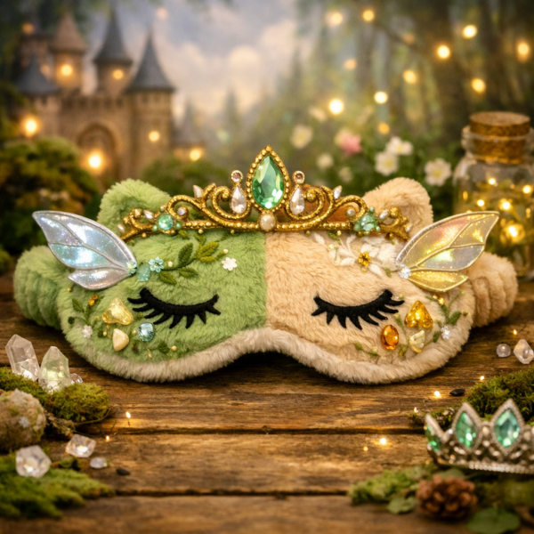 Royal Elf Kingdom Plush Sleep Mask