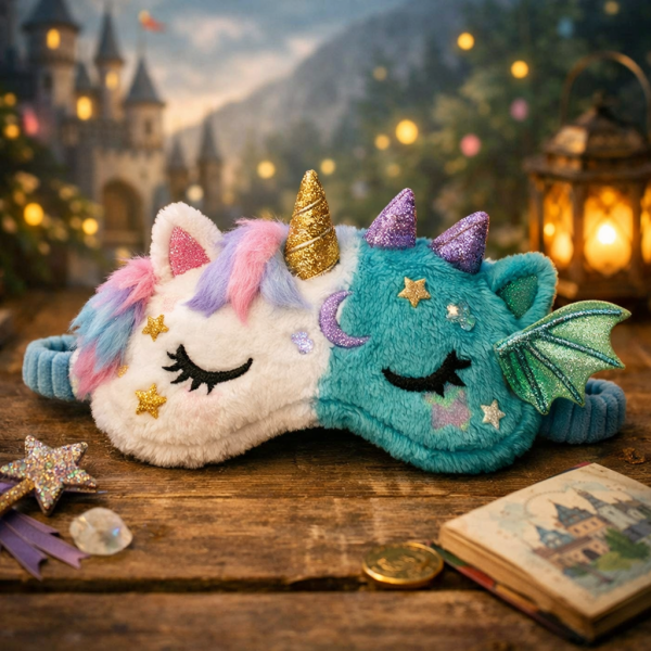 Floral Fairy Garden Plush Eye Mask