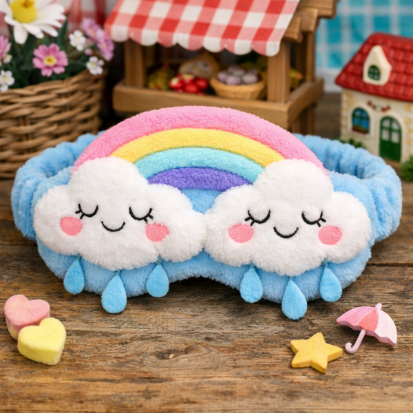 Starry Rainbow Night Eye Mask