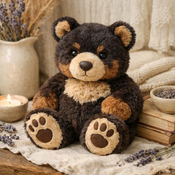 French Cozy Bear Microwavable Heating Plush Toy
