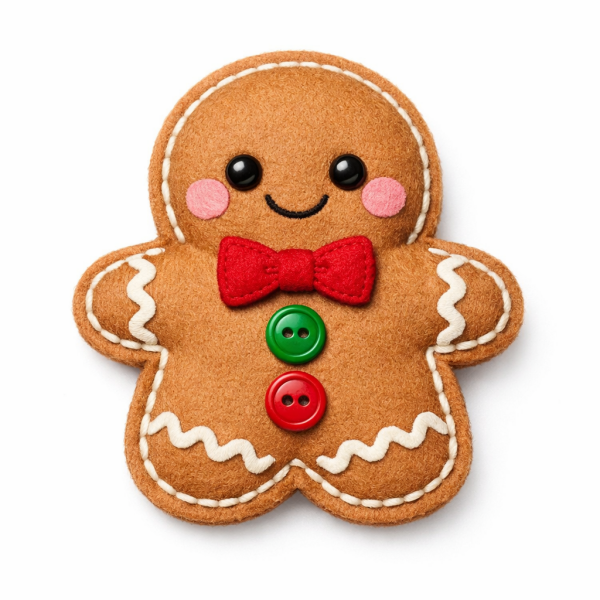 Gingerbread Man Small Microwavable Hand Warmer