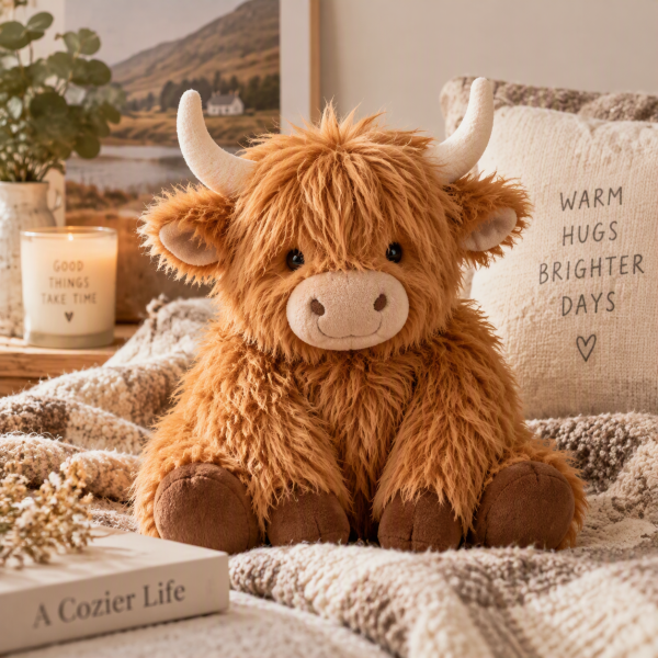 Highland Cow microwavable plush toy trends